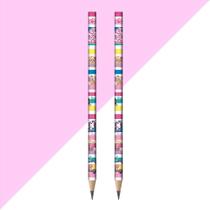 COMBO de 2 Lápis HB da Barbie - Estampas Variadas