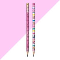 COMBO de 2 Lápis HB da Barbie - Estampas Variadas