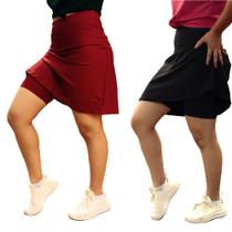 Combo de 2 Shorts Saia em Suplex Moda Evangélica P ao GG Combo de 2 Shorts Saia em Suplex Moda Evangélica P ao GG