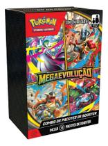 Combo De Booster Pokémon Mega Evolução Copag Português