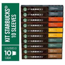 Combo de cafés by nespresso starbucks = 100 cáps