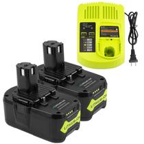 Combo de Cargador y Batería Futurebatt 18V 6.0AH para Ryobi