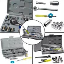 Combo De Chaves Conjunto Canhão 40 Peças Lwj-138