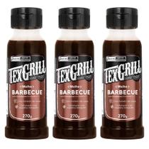 Combo de Churrasco com 3 unidades de Molhos Barbecue para Costela Texgrill 270g