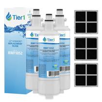 Combo de filtro de água e ar para geladeira Tier1 ADQ36006101, pacote com 3 unidades