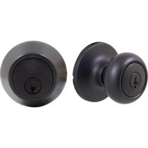 Combo de maçanetas Stone Harbor Hardware Highland Matte Black
