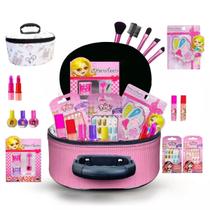 Combo De Maquiagem Infantil Kit Completo + Sombras Bz104 - Bazar Na Web