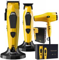 Combo De Máquinas JRL Diamante Com Maquinas De Corte E Acabamento + Secador Profissional Combo De Máquinas JRL Diamante Com Maquinas De Corte E Acabamento + Secador Profissional
