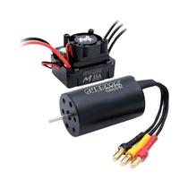 Combo De Motor Sem Escovas À Prova d'Água M35A ESC Para Carro RC 1/16 1/18 Caminhão Crawler Barco