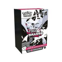 Combo de Pacotes Booster EV Fogo Branco Pokémon 108 Cartas Copag