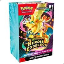 Combo De Pacotes De Booster Pokémon Heróis Excelsos Combo De Pacotes De Booster Pokémon Heróis Excelsos