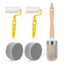 Combo de pintura GEOOXY 2 esponjas, 2 rolos e 1 pincel