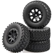 Combo de rodas e pneus Aimrock 1/10 para Short Course SC