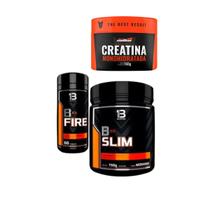 Combo de Suplementos B Fire B Slim e Creatina 150g Pura Combo de Suplementos B Fire B Slim e Creatina 150g Pura