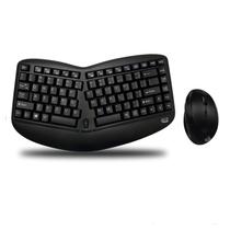 Combo de Teclado e Mouse Adesso WKB-1150CB Sem Fio Ergonômico Combo de Teclado e Mouse Adesso WKB-1150CB Sem Fio Ergonômico