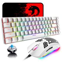 Combo de teclado e mouse FELICON 65% de luz de fundo RGB com fio