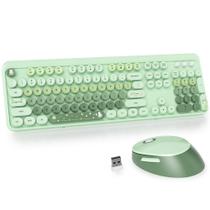 Combo de teclado e mouse Guffercty GTSP colorido verde Combo de teclado e mouse Guffercty GTSP colorido verde