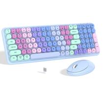 Combo de teclado e mouse Links9+ Colorful Gradient Rainbow Combo de teclado e mouse Links9+ Colorful Gradient Rainbow