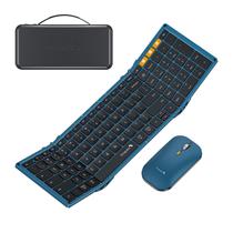 Combo de teclado e mouse ProtoArc XKM01 Dobrável Azul