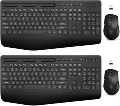 Combo de teclado e mouse SABLUTE Wireless Ergonomic, pacote com 2 Combo de teclado e mouse SABLUTE Wireless Ergonomic, pacote com 2