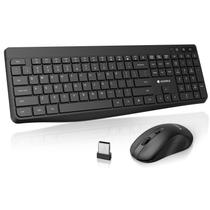 Combo de Teclado e Mouse Sem Fio KOORUI 2.4G - Compatível com Windows, macOS e Linux