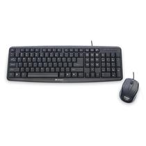 Combo de teclado e mouse Verbatim Slimline USB Black Combo de teclado e mouse Verbatim Slimline USB Black