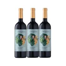 Combo de Vinhos Sem Álcool Despido Tinto Meio Seco - 750mL - Nacional - 03 UN