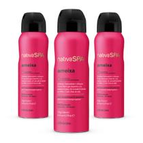 Combo Desodorante Aerosol Antitranspirante Nativa SPA Ameixa 3x75g/125ml Combo Desodorante Aerosol Antitranspirante Nativa SPA Ameixa 3x75g/125ml