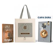 Combo Devocional Café com Deus pai 2026 Capa Dura + Devocional 365 mensagens diárias com Charles Spurgeon + Bag Oficial