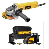 Combo Dewalt Esmerilhadeira 127V DWE4020 + nivel laser DW088