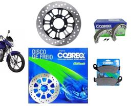 Combo Disco + Pastilha + Lona Freio Original Cobreq Cg Titan 150 160 Mix Flex 2009 Até 2017 - 0008-DIS N949 0302-CP Combo Disco + Pastilha + Lona Freio Original Cobreq Cg Titan 150 160 Mix Flex 2009 Até 2017 - 0008-DIS N949 0302-CP
