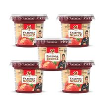 Combo Doce Cremoso de Morango 400g Fazenda Sedrez - 5 unid