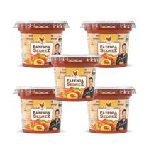 Combo Doce Cremoso de Pêssego 400g Fazenda Sedrez - 5 unid
