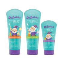 Combo Dr Botica: Shampoo Poção Espuma + Condicionador Poção Brilho + Creme De Pentear Poção Tira Nó