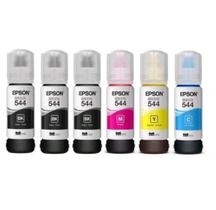 Combo Economico com 6 Refil de Tinta 544 sendo: 3 BLACK + CYAN + YELLOW + MAGENTA