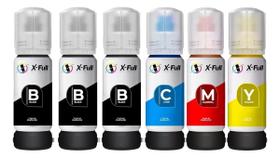Combo Economico com 6 Refil de Tinta T544 sendo 3 BLACK CYAN YELLOW MAGENTA