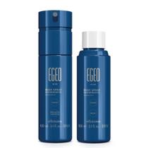 Combo Egeo Blue: Body Spray 100ml + Refil 100ml - Corpo e banho