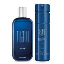 Combo Egeo Blue: Desodorante Colônia 90ml + Body Spray 100ml - Kit para presente