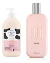 Combo Egeo Choc Des Colônia 90ml + Hidratante Deleite O Boticario