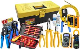 Combo Eletricista Profissional Instalador Automação e Predial 1000v 29 Peças