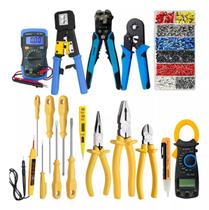 Combo eletricista profissional instalador predial 18 peças