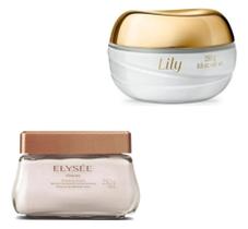 Combo Elysee creme hidratante corporal + lily creme acetinado oboticario Combo Elysee creme hidratante corporal + lily creme acetinado oboticario