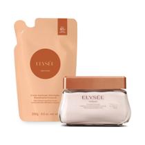 Combo Elysée: Creme Hidratante Desodorante Acetinado 250g + Refil 200g