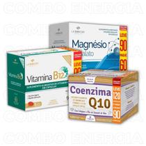 Combo Energia - Magnésio Malato + Vitamina B12 + Coenzima Q10