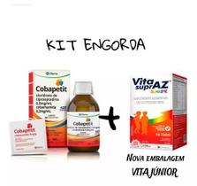 Combo Engorda Cobapetit 100ml + VitaSupraz Jr 120ml Infantil - cifarma