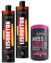 Combo Escova Lisodetox Tacco + Máscara MIss Liss 1Kg