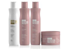 Combo Escova Progressiva Fashion Gold 300g + Protect Poo 300g