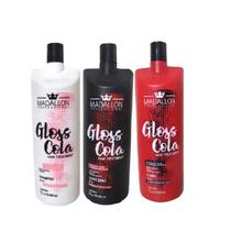 Combo Escovas Progressivas Gloss-Cola Zero e Classic Madallon 1Litro