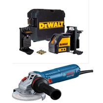 Combo Esmerilhadeira 220V GWS12-125S bosch+nivel laser DW088