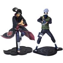 Combo Estátua Kakashi Hitake E Itachi Uchiha Naruto Abystyle Combo Estátua Kakashi Hitake E Itachi Uchiha Naruto Abystyle
